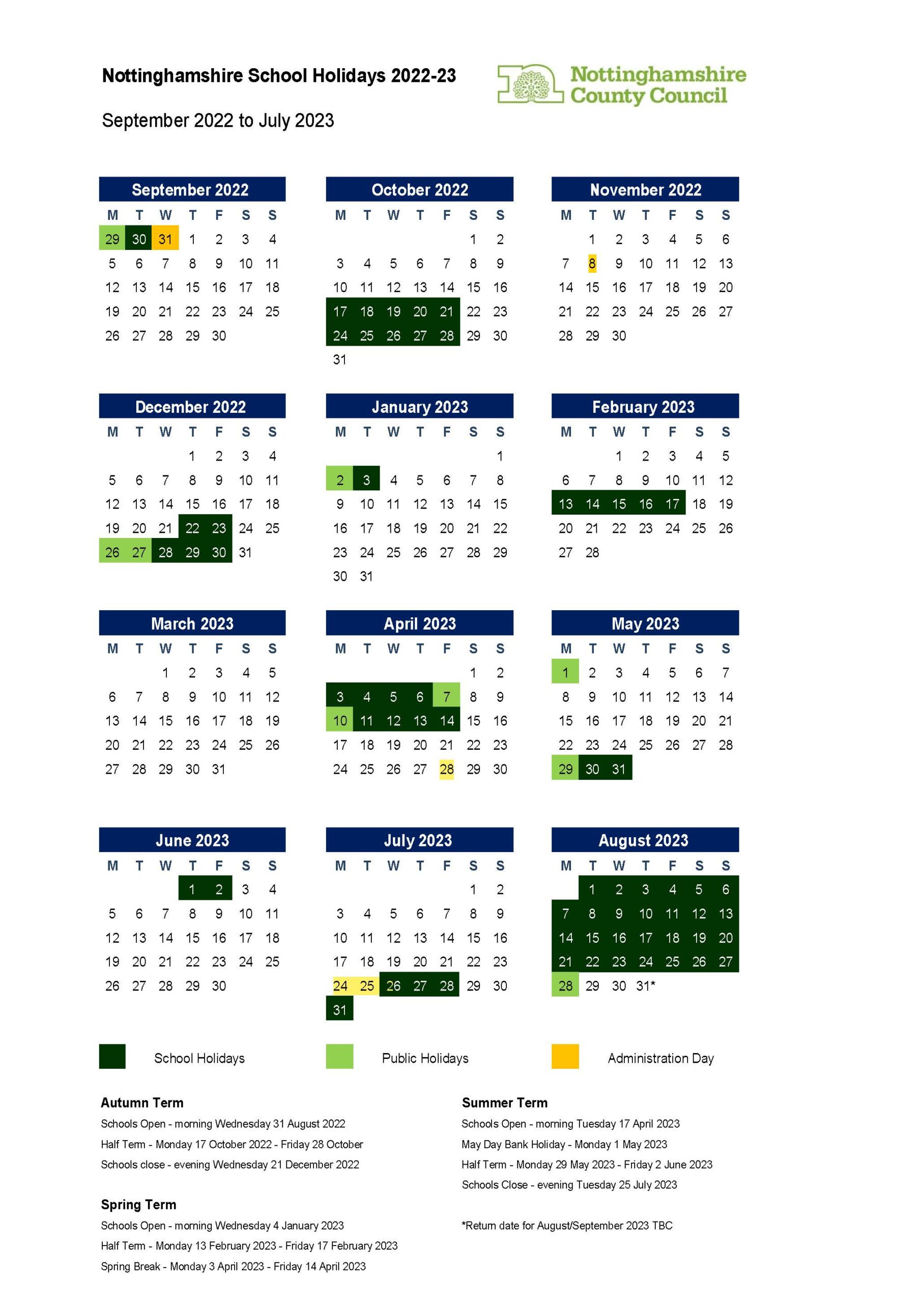 Term Dates - Serlby Park Primary